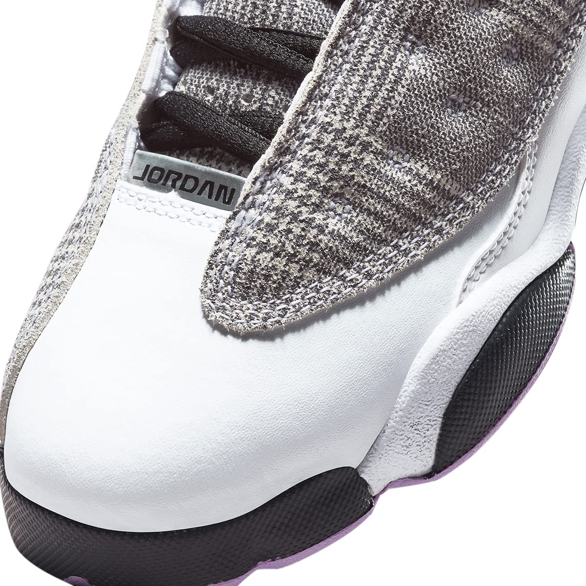 Jordan Girl's Air Jordan 13 Retro Black/Court Purple/White