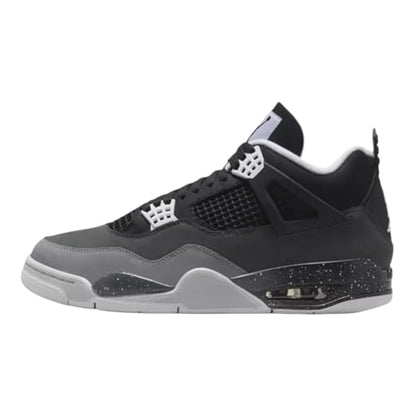 Nike Jordan 4 Retro Mens Shoes Black/White Anthracite-black