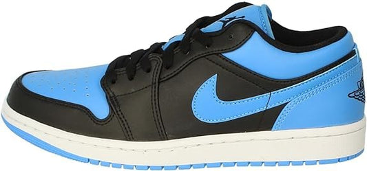 Air Jordan 1 Low in Black, University Blue, White by Nike