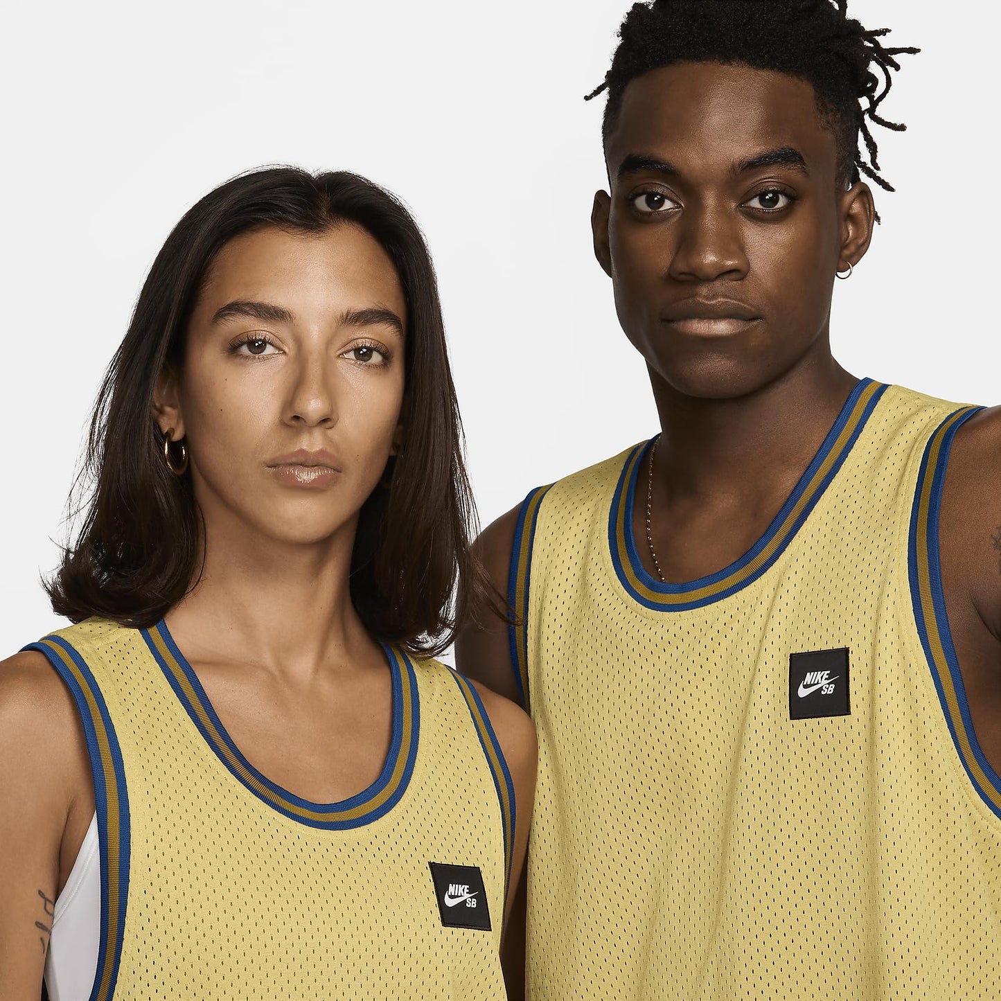 Nike SB Reversible Basketball Skate Jersey Saturn Gold - Bronzine