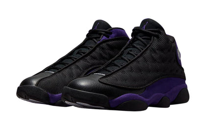 Nike Men's Air Jordan 13 Retro Sneaker Black/White-court Purple