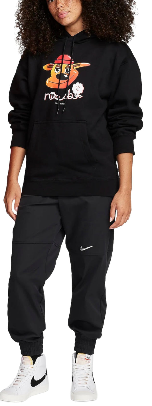 Nike SB Fleece Skate Hoodie ADULT UNISEX (US, Alpha, Small, Regular, Regular, Black 010)
