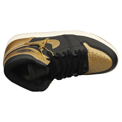 Nike Men's Air Jordan 1 Retro High OG Sneaker Black/Sail/Metallic Gold