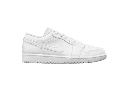 Jordan Mens Air Jordan 1 Low 553558 136 - Size 10 White/White-White