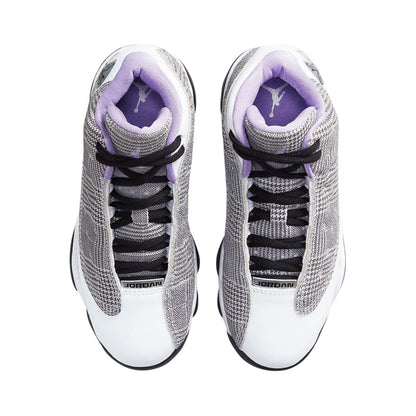 Jordan Girl's Air Jordan 13 Retro Black/Court Purple/White