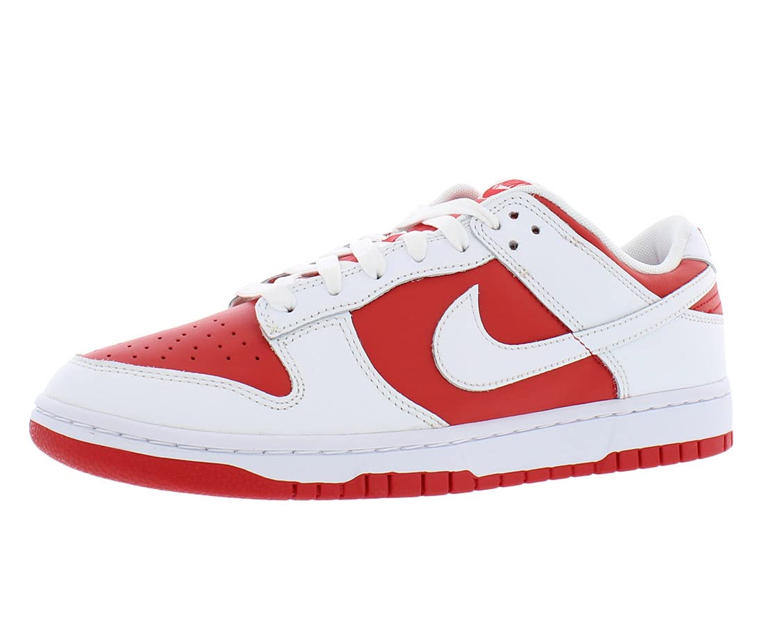 Nike Men's Dunk Low Sneaker Championship Red/White