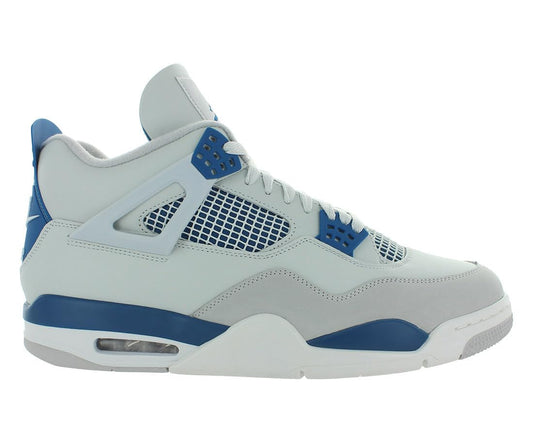 Nike Jordan 4 Retro Mens Shoes Off White/Military Blue